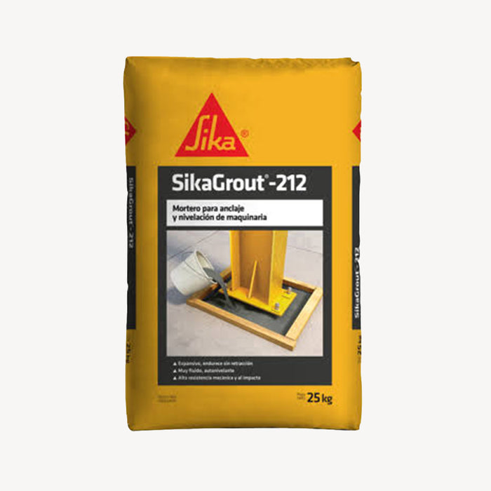 Mortero relleno para anclaje SIKAGROUT-212 22KG