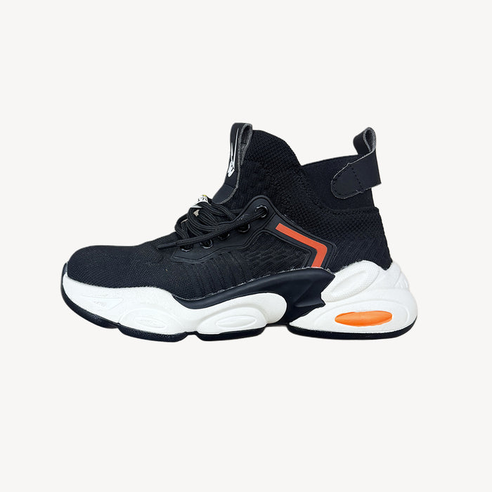 TENIS ALTO DE SEGURIDAD NEGRO 782 #36 CHECKMATE