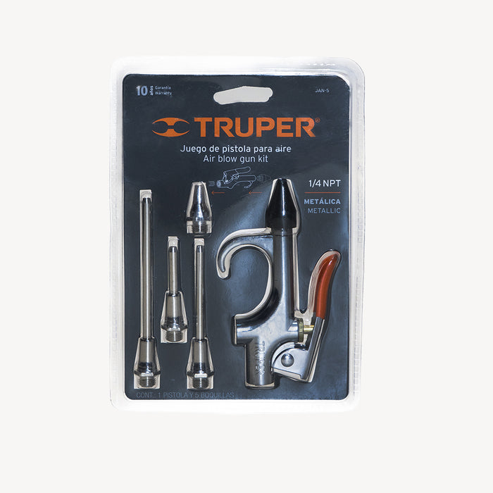 JUEGO PISTOLA DE AIRE 5/1 JAN-5 TRUPER 19077