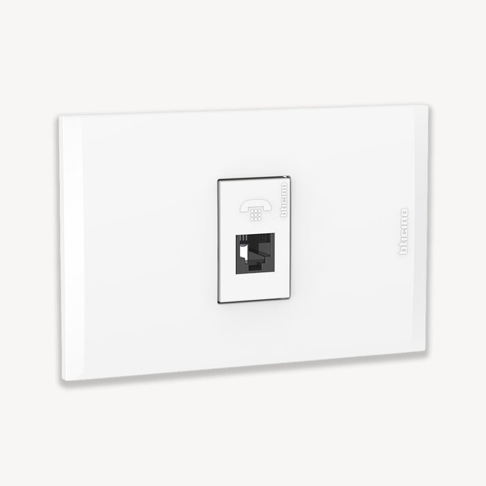 Toma para teléfono AF2082EB BLANCO NOBILE BTICINO