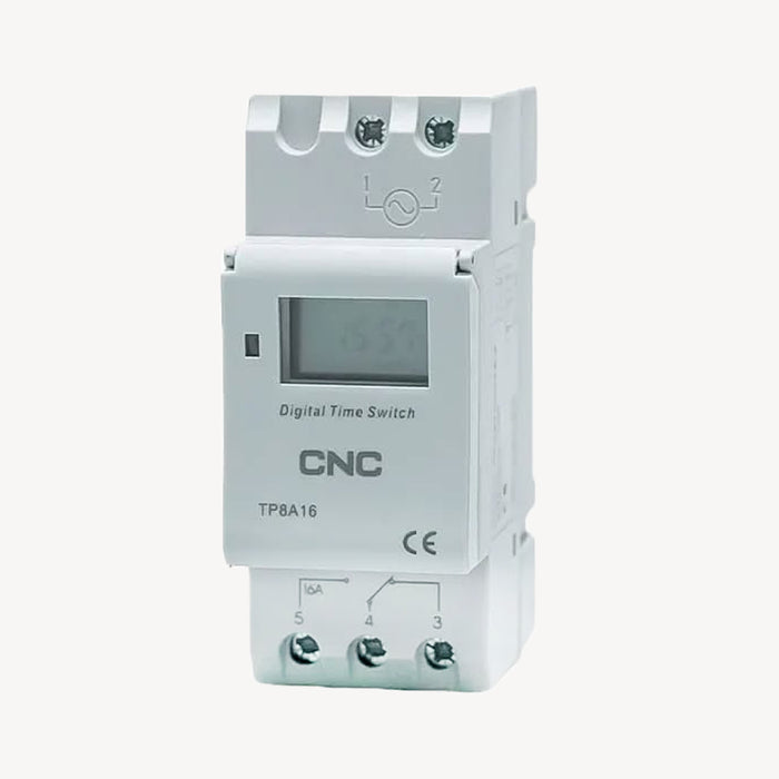 Clock Timer Cnc TIMER DIGITAL 16A 120V CNC TP8A16 — Depósito Ferretero