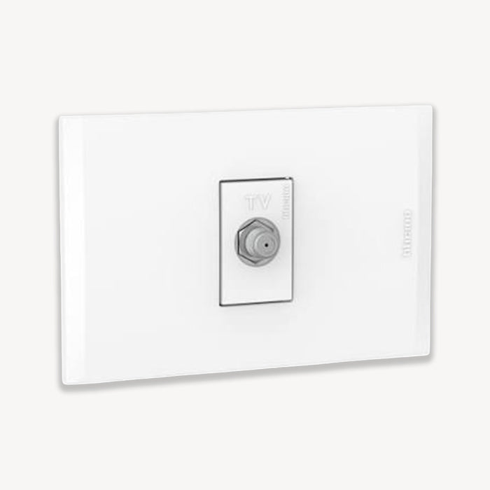 Toma coaxial para tv AF2152E1B BLANCO NOBILE BTICINO