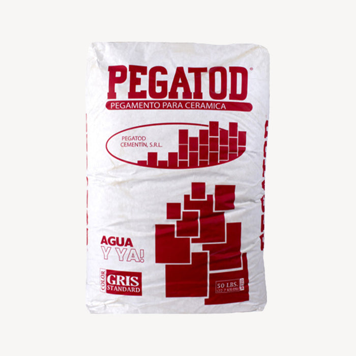 Pegamento para ceramica. Pegatod gris