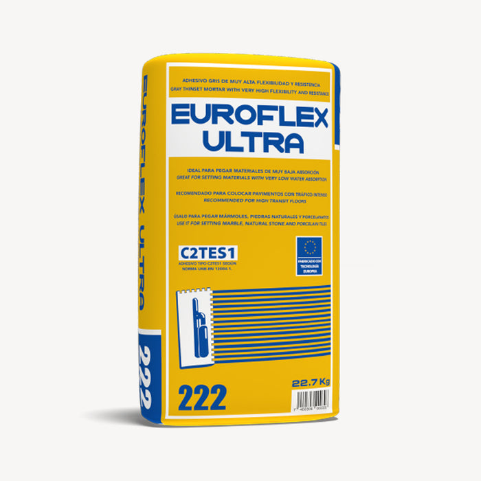 Pegamento euroflex gris ultra C2TES1 22.7 KGS