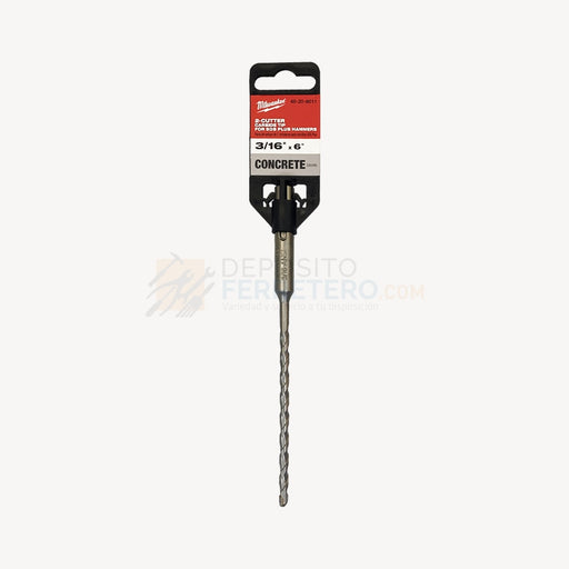Barrena Sds Concreto 3/16X6 48-20-6011 Milwaukee Barrenas