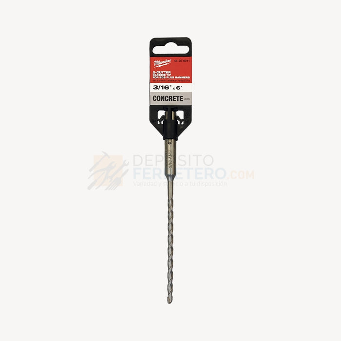 Barrena Sds Concreto 3/16X6 48-20-6011 Milwaukee Barrenas