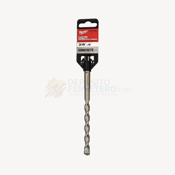 Barrena Sds Concreto 3/8X6 48-20-6051 Milwaukee Barrenas