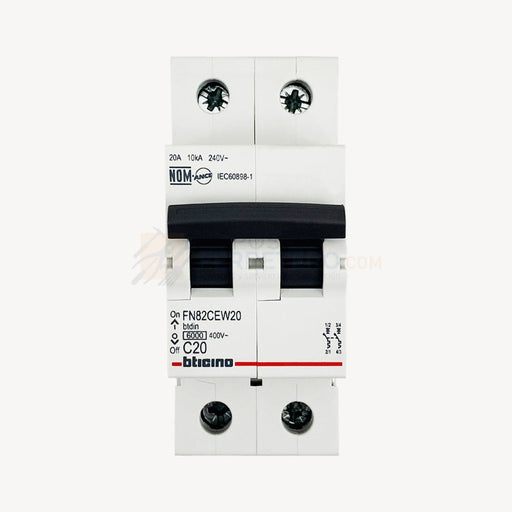 Breaker 2P 20A Fn82Cew20 Bticino Breakers Y Cajas