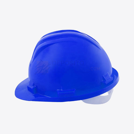 Casco Protector Azul Equipamiento Para Seguridad Industrial