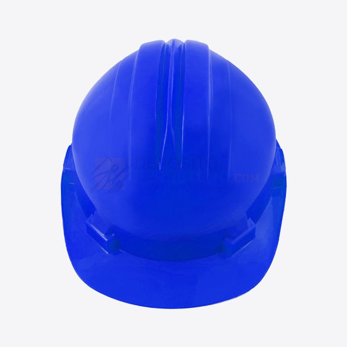 Casco Protector Azul Equipamiento Para Seguridad Industrial