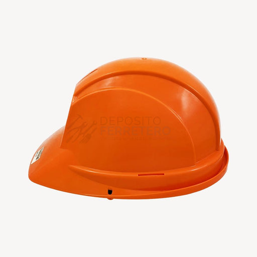 Casco Protector Naranja Equipamiento Para Seguridad Industrial