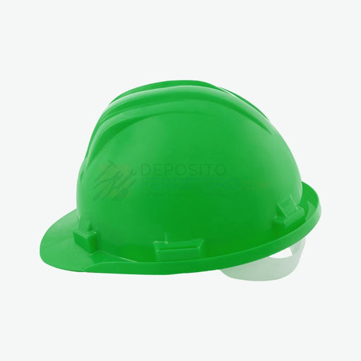 Casco Protector Verde Equipamiento Para Seguridad Industrial