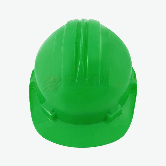 Casco Protector Verde Equipamiento Para Seguridad Industrial