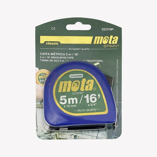 Cinta Metrica Plast. 5M Cc519P Mota Cintas Metricas