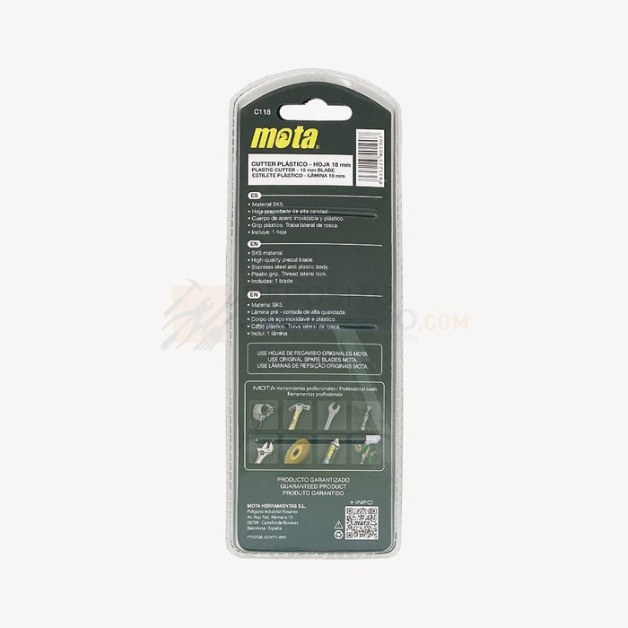 Cuchilla Plast. 18Mm C118 Mota Cutters
