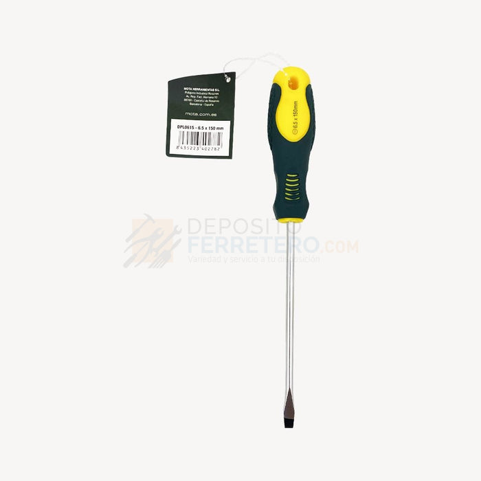 Destornillador Plano 6.5X150 Dpl0615 Mota Destornilladores