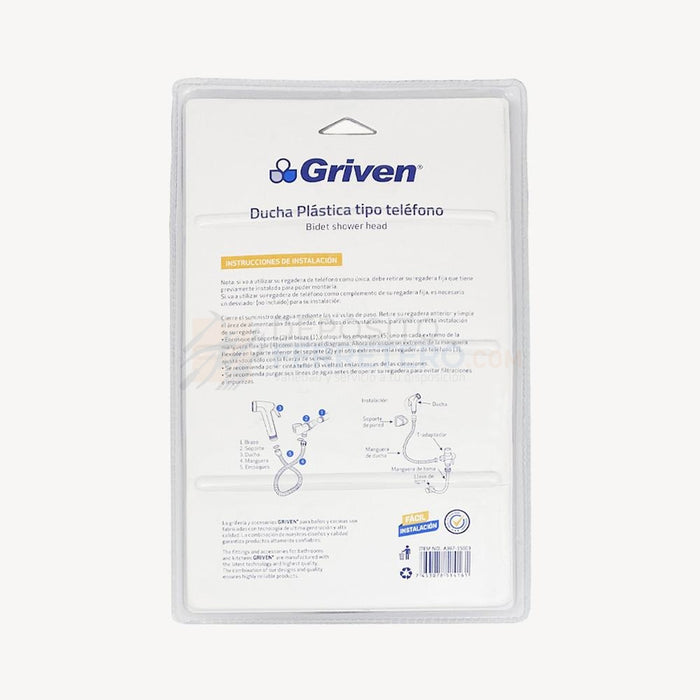 Ducha Plastica T/telefono 15003 Griven Duchas Y Retretes Portátiles