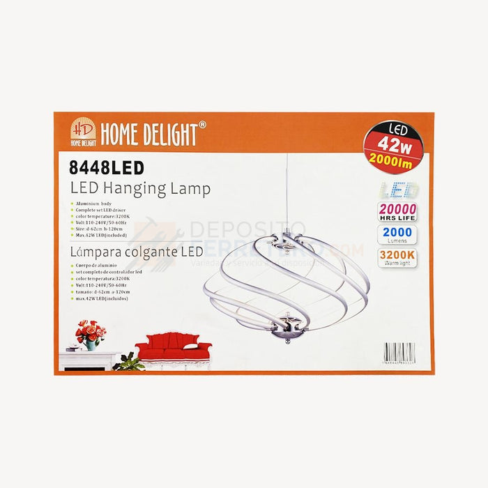 Lampara Colgante 8448Led Home Delight Lámparas