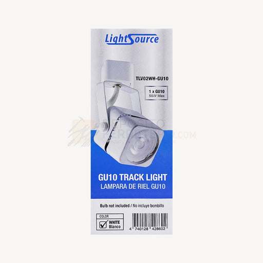 Lampara Riel Tlv02Wh-Gu10 Blanca Lightsource Lámparas