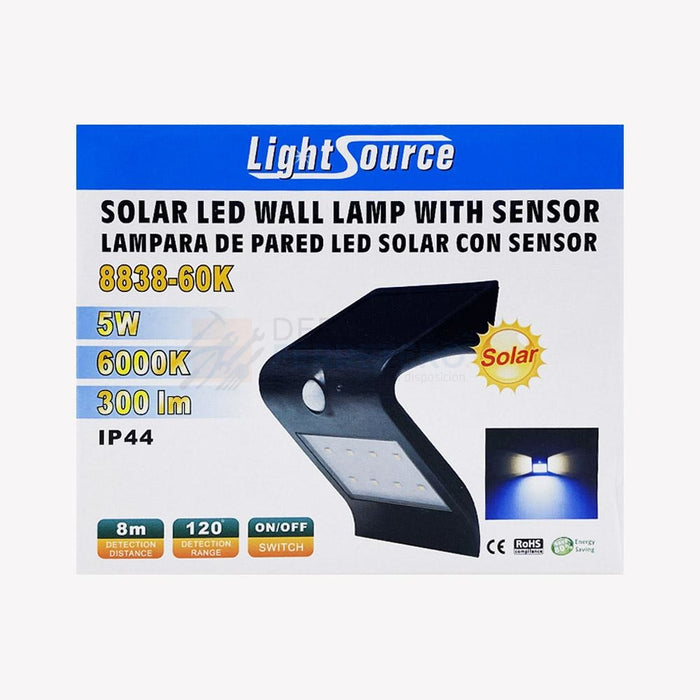 Lampara Solar Pared 8838-60K Lightsource Lámparas