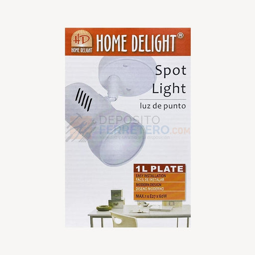 Lampara Techo Spot 1L Plate Ab Home Delight Lámparas