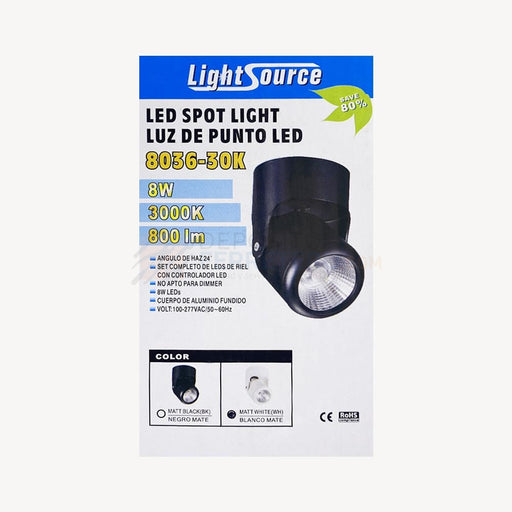 Lampara Techo Spot 8036-30K Bca Lightsource Lámparas