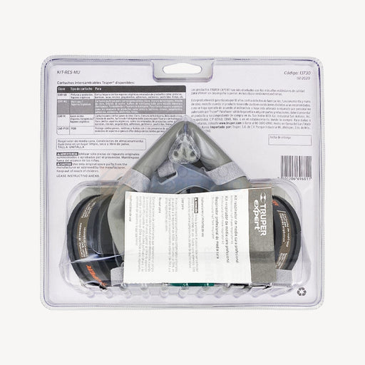 Mascarilla C/filtro Kit-Res-Mu Truper 13730 Equipamiento Para Seguridad Industrial