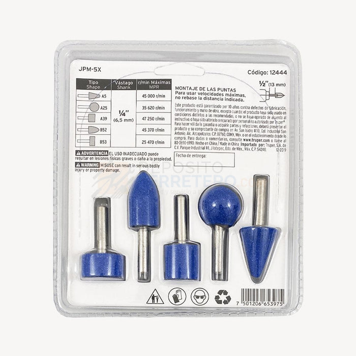 Piedras P/dremel Jpm-5X Truper 5/1 Herramientas Eléctricas