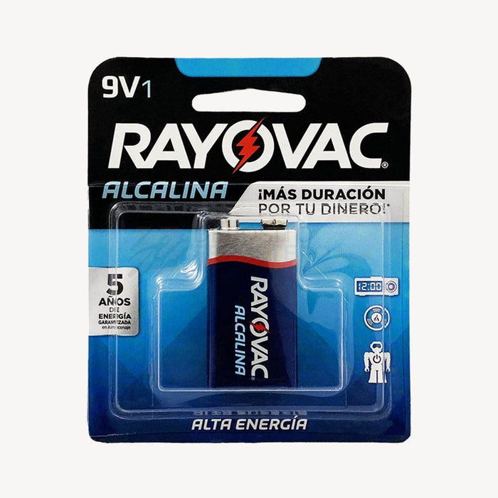 Pila Rayovac Alkaline 9 Voltios Baterias Y Focos