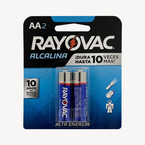 Pila Rayovac Alkaline Aa 2/1 Baterias Y Focos