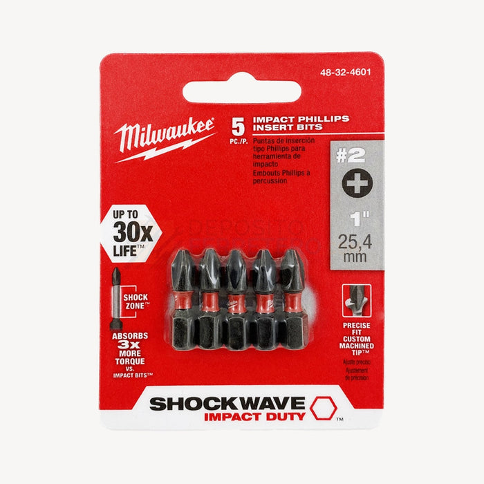 Punta Dest 2X1 48324601 Milwaukee 4/1 Barrenas