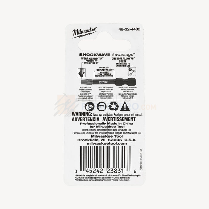 Punta Dest. T10 2 48-32-4482 Milwaukee Puntas