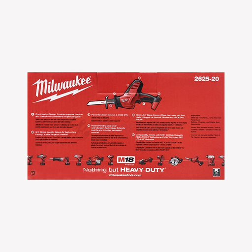 Sierra Sable Inal M18 2625-20 Milwaukee (No Bateria) Herramientas Eléctricas